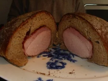 Rezept: Fleischgerichte: Kasseler im Brotteig Bild Nr. 5 Fleischgerichte: Kasseler im Brotteig - Rezept - Bild Nr. 5