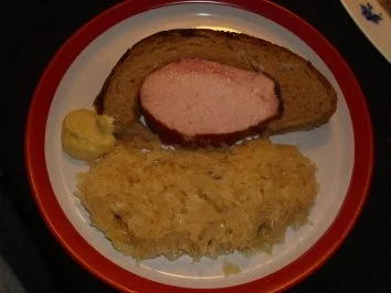 Rezept: Fleischgerichte: Kasseler im Brotteig Fleischgerichte: Kasseler im Brotteig - Rezept