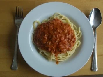 Thunfisch - Speck Soße - Rezept