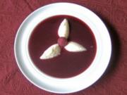 Himbärsuppe mit Grießnocken - Rezept