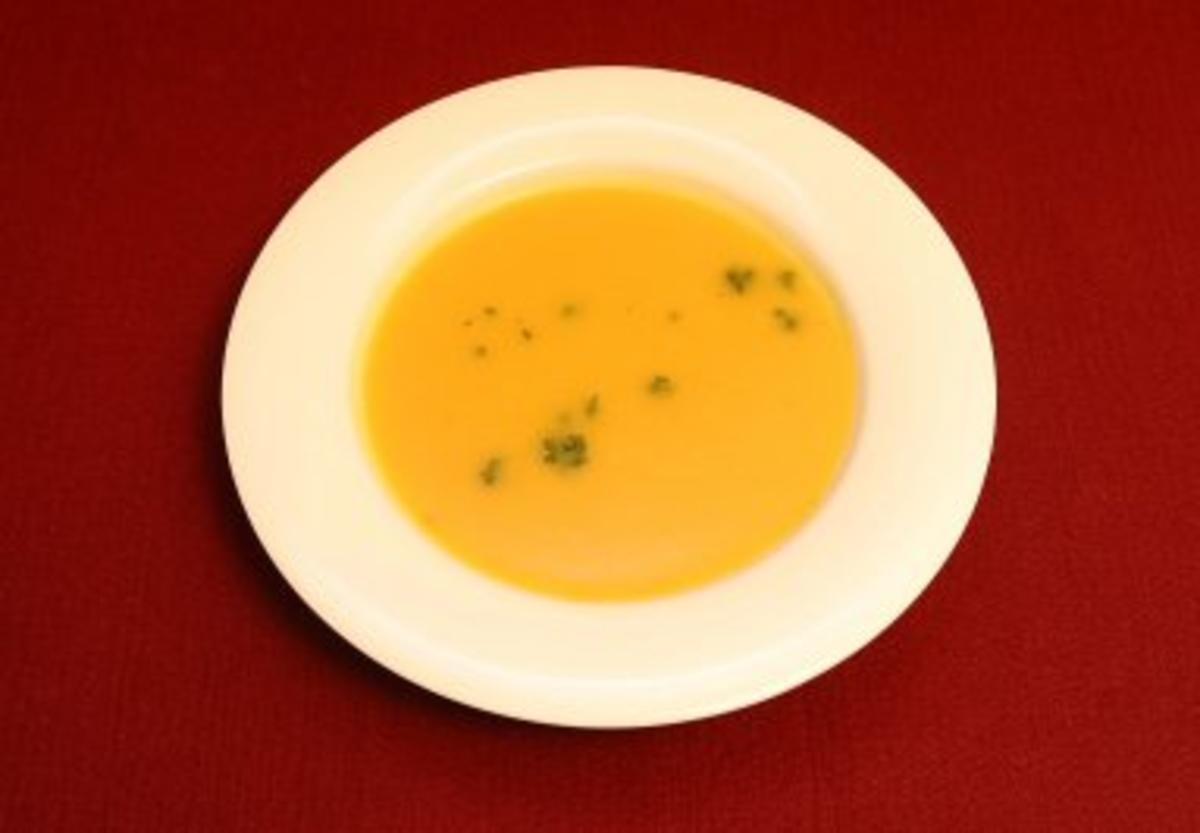 Bilder für Butternut squash soup with apples (Peggy March) - Rezept