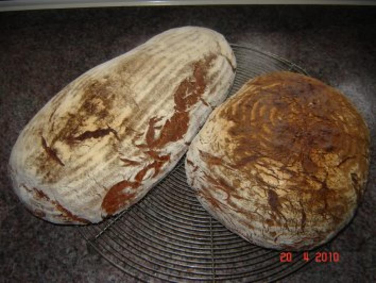 Brot + Brötchen :Würziges Bauernbrot - Rezept