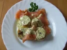 Gebratene Kräuterkartoffeln mit Lachs - Rezept