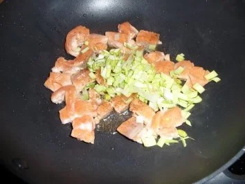 Bandnudeln mit Lachs - Tomatensauce - Rezept - Bild Nr. 6