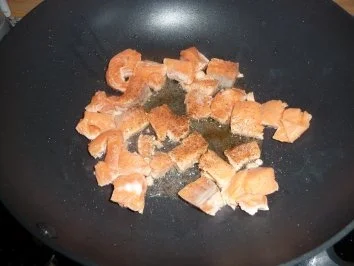 Bandnudeln mit Lachs - Tomatensauce - Rezept - Bild Nr. 7