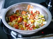 Pfannengericht:  Asiatische Reispfanne - Rezept