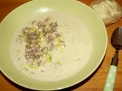 käsiges Lauch-Hack-Süppchen - Rezept