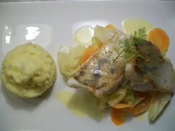 Rezept: Zander auf Kraut & Rüben Bild Nr. 2 Zander auf Kraut & Rüben - Rezept - Bild Nr. 2