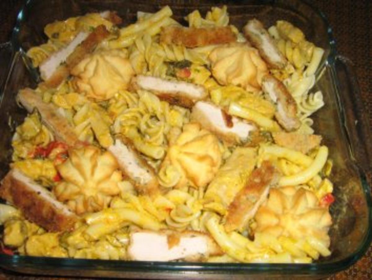 Curry-Geschnetzeltes überbacken mit Parmesan - Rezept - Bild Nr. 2