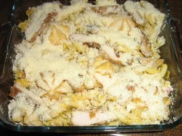 Rezept: Curry-Geschnetzeltes überbacken mit Parmesan Bild Nr. 3 Curry-Geschnetzeltes überbacken mit Parmesan - Rezept - Bild Nr. 3