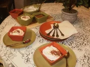 Kaesekuchen - Rum Kaffee Kaesekuchen Tassen - kann in ofenfeste Tassen gebacken werden - Rezept