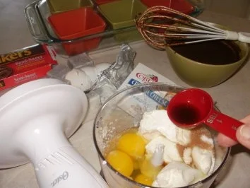 Kaesekuchen - Rum Kaffee Kaesekuchen Tassen - kann in ofenfeste Tassen gebacken werden - Rezept - Bild Nr. 3