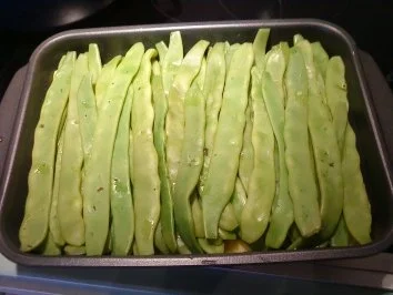 Bohnen mit Kassler und Kartoffeln zum Auflauf vereint ... - Rezept - Bild Nr. 6