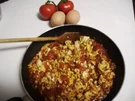 Tomaten und Ei gebraten - 番茄炒鸡蛋 - Rezept