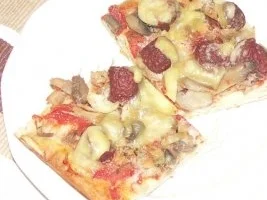 Rezept: Pizza mit Hirschrohesser Bild Nr. 2 Pizza mit Hirschrohesser - Rezept - Bild Nr. 2