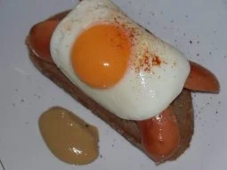 Reiter auf dem Pferd - DDR-Bockwurstgericht mit Ei - schneller Imbiss - Rezept