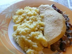 Champignonpfannkuchen - Rezept