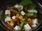 Salatbar:  BAUERNSALAT,  griechische Art - Rezept