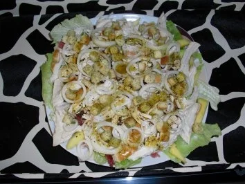 Festlicher Hühnersalat - Rezept