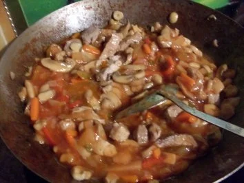 Süß-saure Filet-Reispfanne - Rezept - Bild Nr. 4