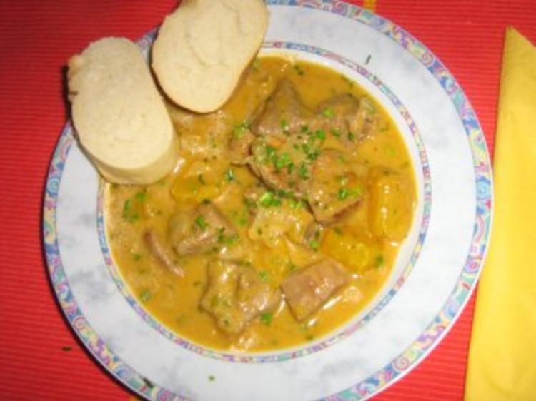 Ragout vom Kalb mit Kürbis - Rezept mit Bild - kochbar.de