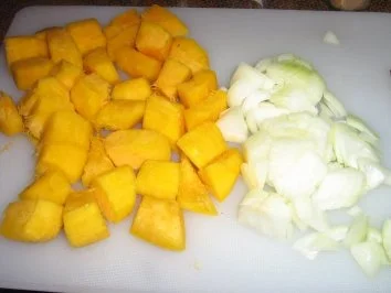 Rezept: Ragout vom Kalb mit Kürbis Bild Nr. 3 Ragout vom Kalb mit Kürbis - Rezept - Bild Nr. 3