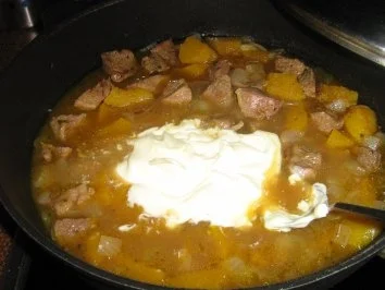 Rezept: Ragout vom Kalb mit Kürbis Bild Nr. 5 Ragout vom Kalb mit Kürbis - Rezept - Bild Nr. 5