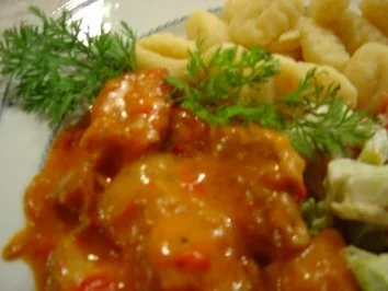 Rezept: Brandmeister-Pfanne mit Gnoccis und Salat Bild Nr. 2 Brandmeister-Pfanne mit Gnoccis und Salat - Rezept - Bild Nr. 2