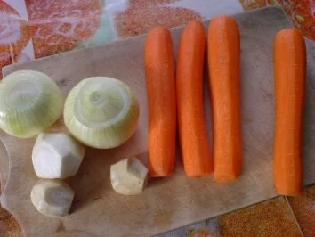 Rezept: Kaßlerkamm-Braten mit Blumenkohl und Salzkartoffeln Bild Nr. 4 Kaßlerkamm-Braten mit Blumenkohl und Salzkartoffeln - Rezept - Bild Nr. 4