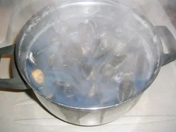 Skrei (der Vielschwimmer) an Fenchel-Muschelragout und Knoblauch Püree - Rezept - Bild Nr. 8