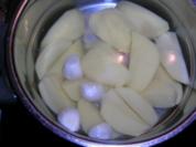 Kartoffel-Knoblauch-Püree zu meinem Gericht Skrei mit Fenchel-Muschelragout (siehe mein KB) - Rezept
