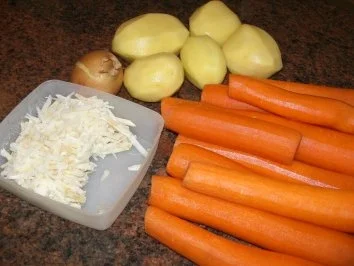 Gemüse:   KAROTTEN mit Mettenden - Rezept - Bild Nr. 2