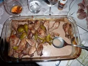 Hühnchenkeulen mit  Feigen - Rezept