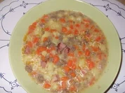 Möhren-Hack-Kartoffelsuppe - Rezept