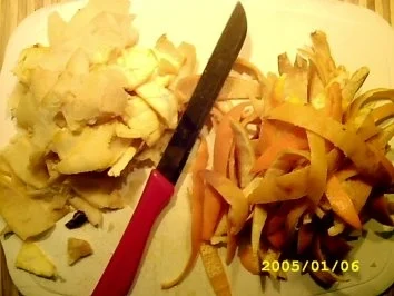 Rezept: Orangenschalen in Ingwersirup Bild Nr. 2 Orangenschalen in Ingwersirup - Rezept - Bild Nr. 2