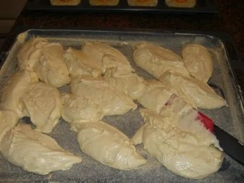 Rührteig:  SPIEGELEIERKUCHEN...  nur ohne Ei + Spiegel - Rezept - Bild Nr. 5