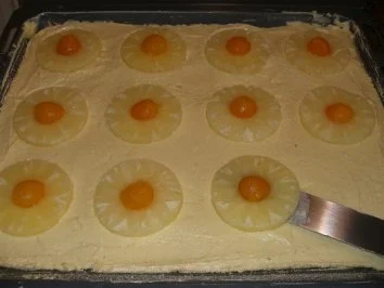 Rührteig:  SPIEGELEIERKUCHEN...  nur ohne Ei + Spiegel - Rezept - Bild Nr. 6