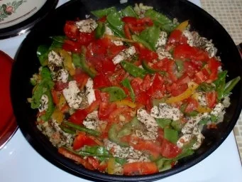 Rezept: Deftige Gemüse-Puten-Nudel-Pfanne Bild Nr. 5 Deftige Gemüse-Puten-Nudel-Pfanne - Rezept - Bild Nr. 5