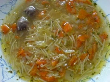 Hühnerbrühe - Nudelsuppe - Rezept - Bild Nr. 17