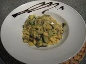 Spätzle mit Auberginen-Zucchini-Gemüse - Rezept