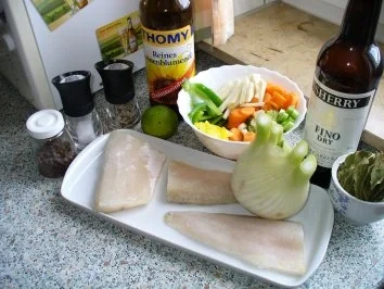 Pangasiusfilet gedünstet, Gemüse mit Cherry und Salzkartoffeln - Rezept - Bild Nr. 2