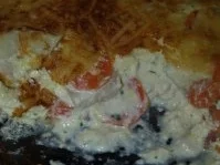 Rezept: Schinken-Möhren-Kohlrabi-Gratin Schinken-Möhren-Kohlrabi-Gratin - Rezept