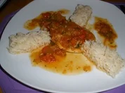 Fleischgerichte - Putenschnitzerl an Letschogemüse mit Reis - Rezept