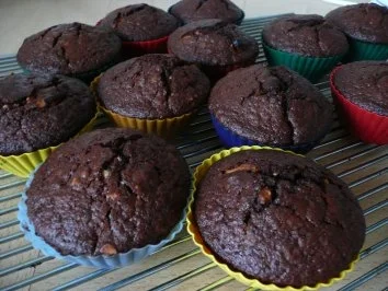 Rezept: Kaffee-Marzipan-Mandel-Muffins Bild Nr. 6 Kaffee-Marzipan-Mandel-Muffins - Rezept - Bild Nr. 6
