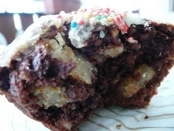 Rezept: Kaffee-Marzipan-Mandel-Muffins Bild Nr. 10 Kaffee-Marzipan-Mandel-Muffins - Rezept - Bild Nr. 10