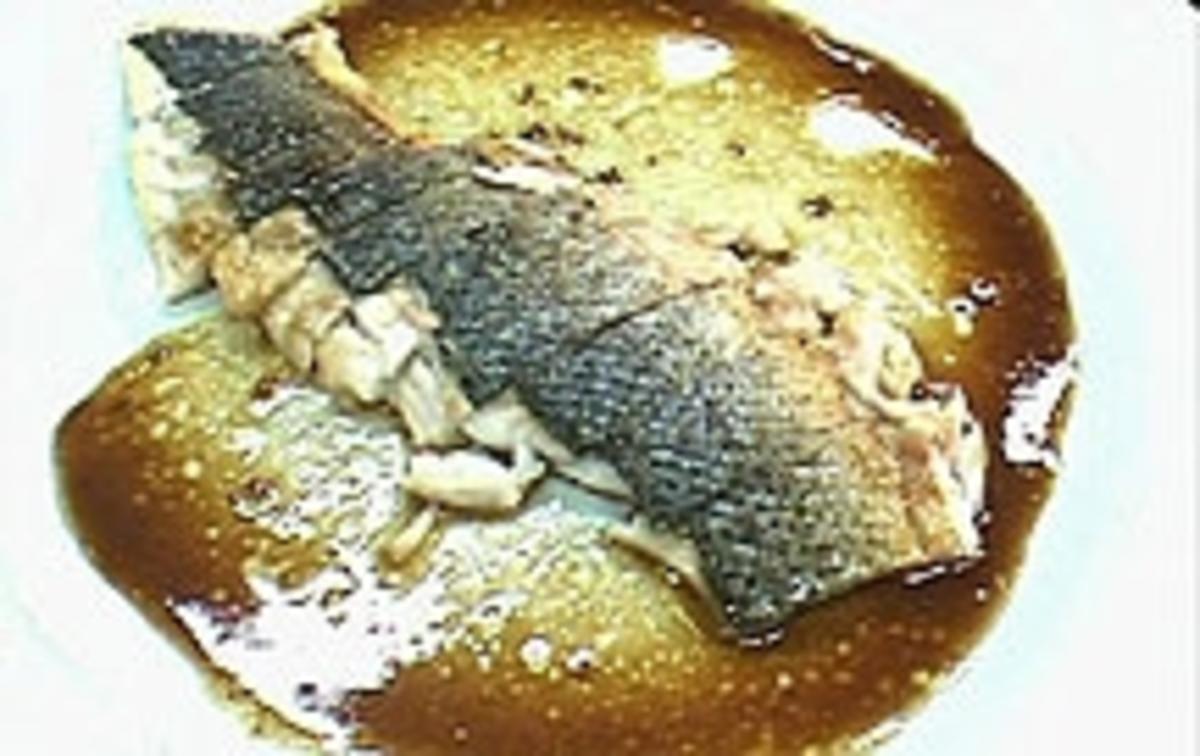 Gebratenes Sashimi vom Loup de Mer - Rezept