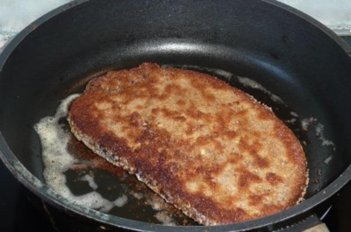 Bilder für Snack: gebratenes Malz-Mehrkornbrot - Rezept