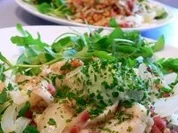 Neue erfindung.Kabeljau mit Wasabicreme-begleitet von Herrn Krabben - Rezept