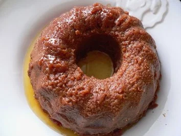 Pudim de pao--Ciabata pudim - Rezept