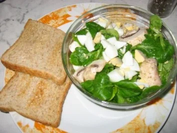 Feldsalat mit Ei - Rezept